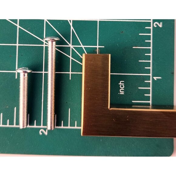 Gold Tone Drawer Handle 13 Inch Modern Cabinet Pull with Screws Long Bar Hardwar - Picture 6 of 9